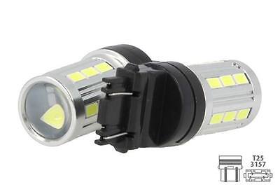 coppia Lampadine Led T25 3157 P27/7W 12V 5W 21 Smd 5730 Super Bianco Luminoso