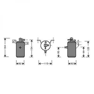 Condensatore essiccatore BERLINGO ZX PARTNER 96-98