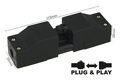 Connettore Innesto Con Pressacavo Montaggio Su Cavo 3 Pin Collegabile Maschio e