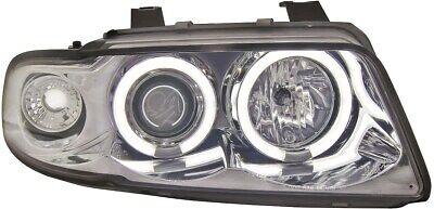 Coppia fari anteriori TUNING ANGEL EYES CCFL A4 8D B5 94-99 neri H1+H1