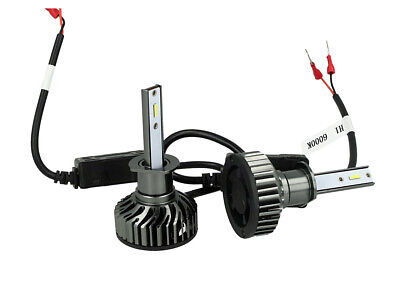 Kit Full Led Cob H1 26W Reale 12V Con Ventola Raffrenddamento Silenziosa
