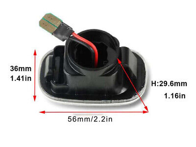 Kit Freccia Laterale a Led Side Marker Dinamica Lente Fume Hilux LN140