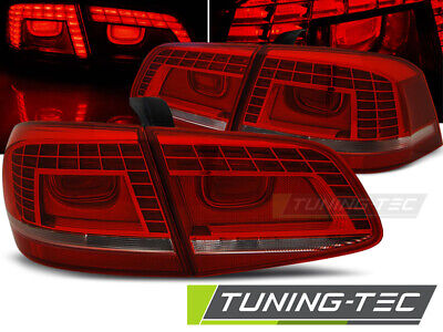 LED TAIL LIGHTS RED WHITE fits PASSAT B7 SEDAN 10.10-10.14