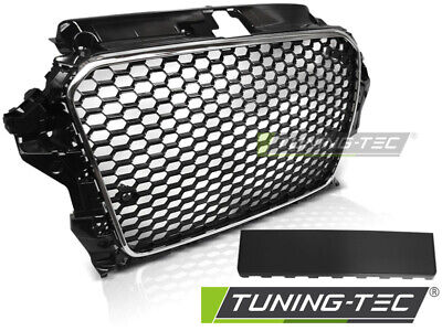 GRILLE SPORT CHROME BLACK fit A3 (8V) 12-16
