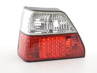 Coppia Fari Fanali Posteriori Tuning LED Golf 2 (19E) 84-91 Rossi