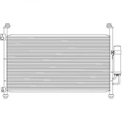 Condensatore clima CIVIC VII 09/2005 1.4i/1.8i/22 CTDi