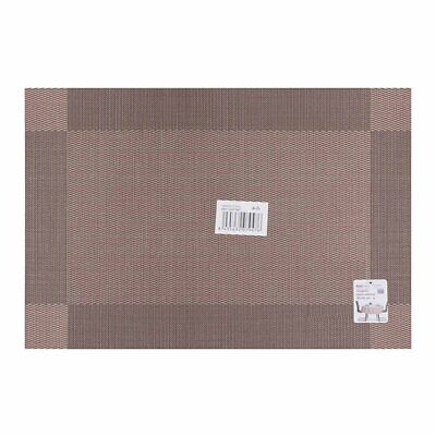 4 Pezzi Tovagliette in PVC+Poliestre Antiscivolo Impermeabilie Resistente al