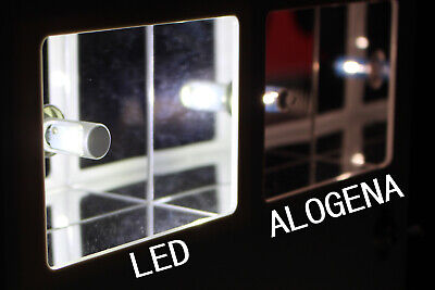 Kit Espositore Test Confronto Per Lampada Full Led Xenon Alogena Con Attacco H8