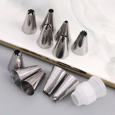 Kit di Ugelli per Glassa Torta 24 Punte Stampe Diverse in Silicone Bocchette