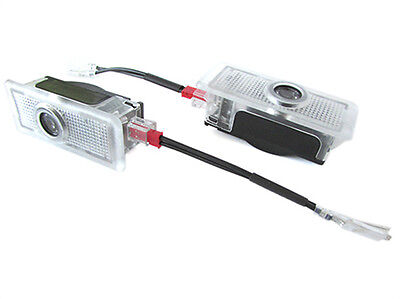 Kit Luci Led Logo Proiettori Auto Portiere Benz SLK R171 R199 W203 CLK