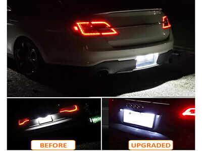 Kit Luci Targa Led Q7 A4 A3 A8 A6 S6 Canbus 6000K 10W 12V IP67