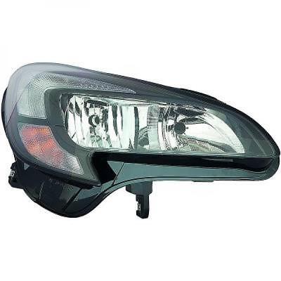 Faro fanale anteriore destro CORSA E 2015- alogeno H7+H7 luce diurna