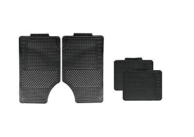 Kit Tappetini Auto In Gomma Universale Anteriori 72X46cm Posteriori 46X37cm
