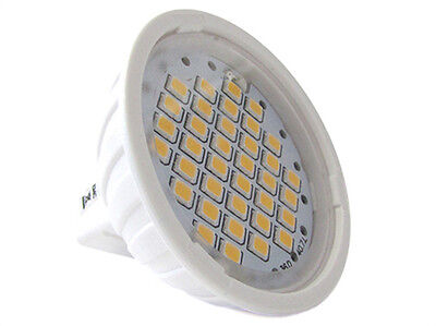 Faretto Lampadina LED GU53 MR16 35W=30W DC/AC 12V Bianco Freddo 36 SMD 2835