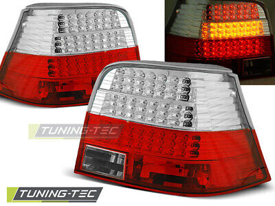 FANALI POSTERIORI A LED ROSSO BIANCO per VW GOLF 4 09.97-09.03