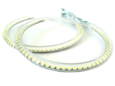 Coppia Angel Eyes Anello Led Semicerchio Diametro 124mm