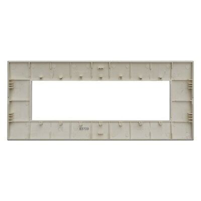 ETTROIT Placca Plastica Serie Venus 7P Colore Sabbia Compatibile Con Vimar Arke