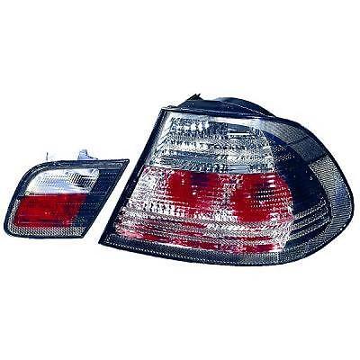 Coppia fari fanali posteriori TUNING Serie 3 E46 99-03 coupe' bianchi