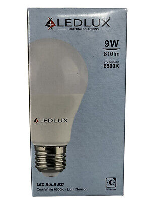 Lampada A Led E27 Con Sensore Crepuscolare 9W 810 Lumen A60 6500K Day Night