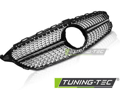 GRILLE SPORT GLOSSY BLACK CHROME fits W205 14-