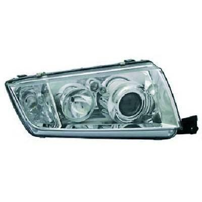 Coppia fari fanali anteriori TUNING FABIA 99-07 cromati TYC H7+H3 per reg