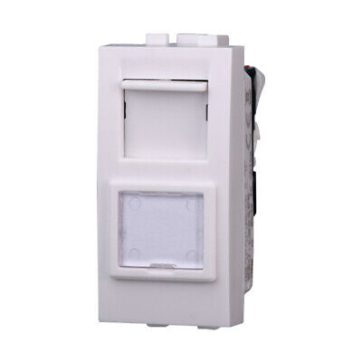ETTROIT Connettore Rete Presa Dati RJ45 CAT6 Colore BIANCO Compatibile Con