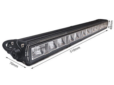 Barra Led Fuoristrada Slim 60W 12V 24V 20 51cm Luce di Profondit&agrave Con