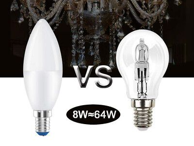 Lampada A Led E14 C37 8W Bianco Neutro 4200K 720 Lumen <ul><li>Lampada