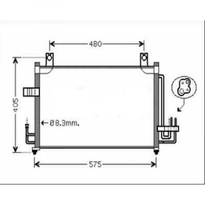 Condensatore clima RIO 02-05 tutte