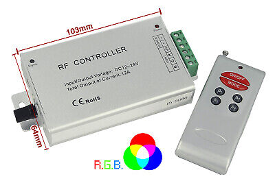 Centralina RF o Controller Strip Led RGB Cambio Colore A Ritmo Di Musica DC