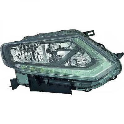 Faro fanale anteriore destro XTRAIL 14/15/16/17 alogeno H9+H11+