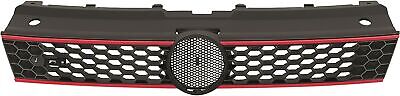 Calandra griglia frontale POLO 6R 2009 > 2014 look Gti rosso nero a nido d'ape