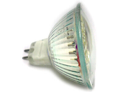 Lampada Led Dicroica MR16 4W 48 SMD 12V Bianco Freddo Basso Consumo <p