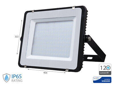Faro Led Flood Slim Alta Luminosita 120lm/W 150W 18000lm Freddo 6400K Carcassa