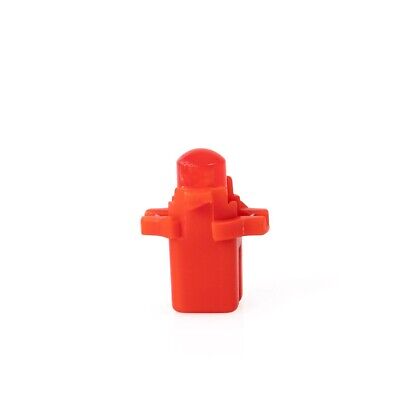 Blister 2x LED L047 B8.3d diffusivo rosso
