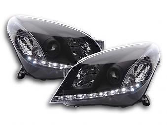 Coppia Fari Fanali Anteriori Tuning Dayline Led H 2004 > 2010 nero
