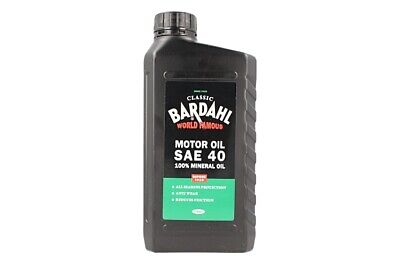 BARDAHL Classic Motor Oil SAE 40 100% Minerale Per Lubrificante Motori Benzina