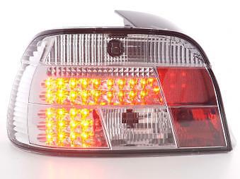 Coppia Fari Fanali Posteriori Tuning LED serie 5 E39 Berlina 95-00 cromati