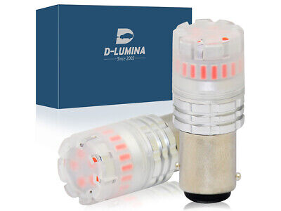 Lampada Led 1157 BAY15D P21/5W Canbus Rosso 12V No Errore IP67 Illuminazione