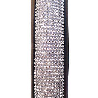 Coprivolante Black Diamonds Eco pelle nera con strass per volanti diametro