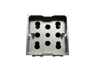 ETTROIT Presa Multi Standard 2P+T Schuko + Bipasso Grigio Compatibile Con