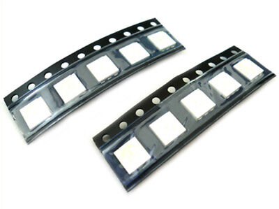 10 PZ Led SMD 5050 PLCC-6 RGB 3V 02W 3 Chips