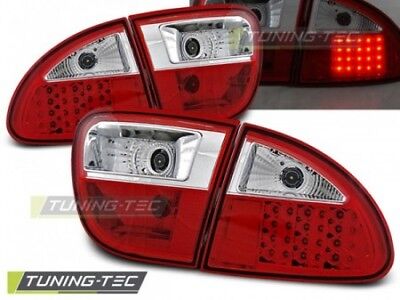 Faro Fanale Tuning LEON 04.99-08.04 Rosso/Bianco LED
