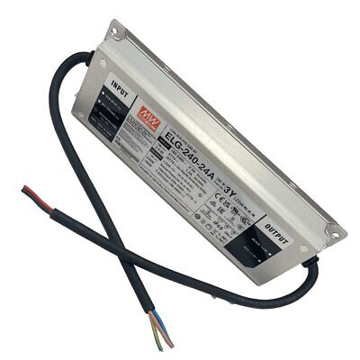 MeanWell ELG-240-24A-3Y Alimentatore IP67 200W 24V 10A Input 220V e 110V
