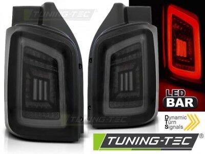 Faro Fanale Tuning T5 04.03-09 / 10-15 Fume Nero/Bianco LED