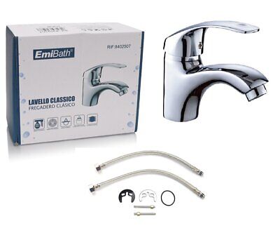 Kit Miscelatore Bagno Rubinetto Da Argento Cromato Misura 160x160mm <ul><li>Il