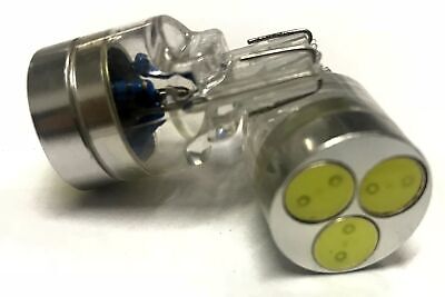 Coppia 2 Lampade Led T20 7443 W21/5W Con 3 Power 1W Bianco Freddo 6000K 12V 3W