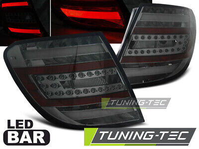 FANALI POSTERIORI LED BAR FUME' per C-KLASA W204 KOMBI 07-10