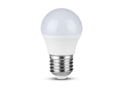 Lampada A Led E27 G45 5.5W Freddo 6400K Forma Sfera Bulbo Palla 240 Gradi 220V