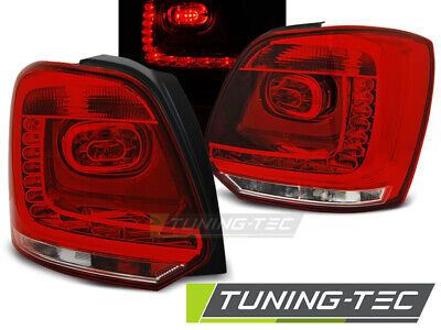 FANALI POSTERIORI A LED ROSSO BIANCO per POLO 09-14